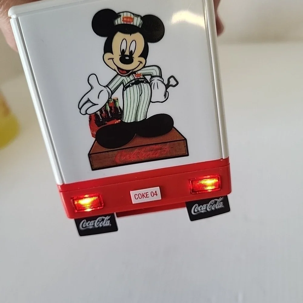 Coca-Cola 2004 Mickey Mouse Tour Semi Truck Carrier 75th Anniversary Lights